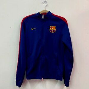 Nike Barcelona Zip Up, Sz S, Navy Blue